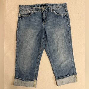 Tommy Hilfiger blue denim capri Women's Jeans